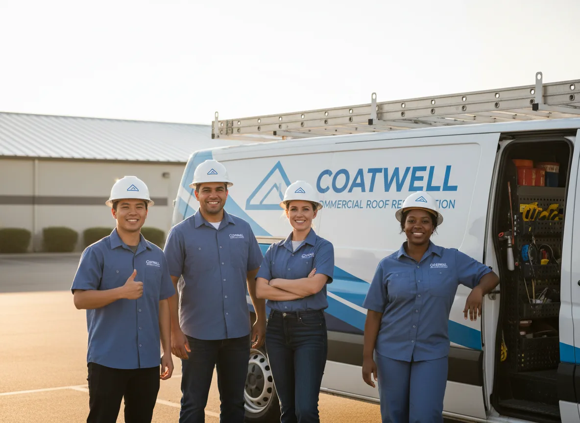 Commercial roof coating company in Stow, OH